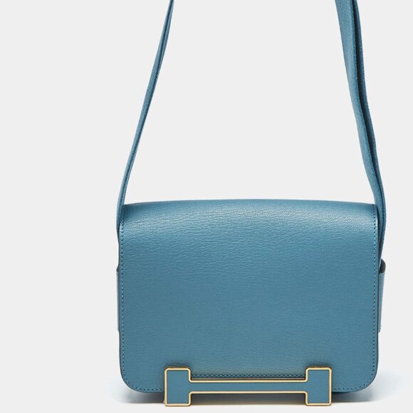Hermes Geta Bleu Jean Bag - Picture 1 of 4